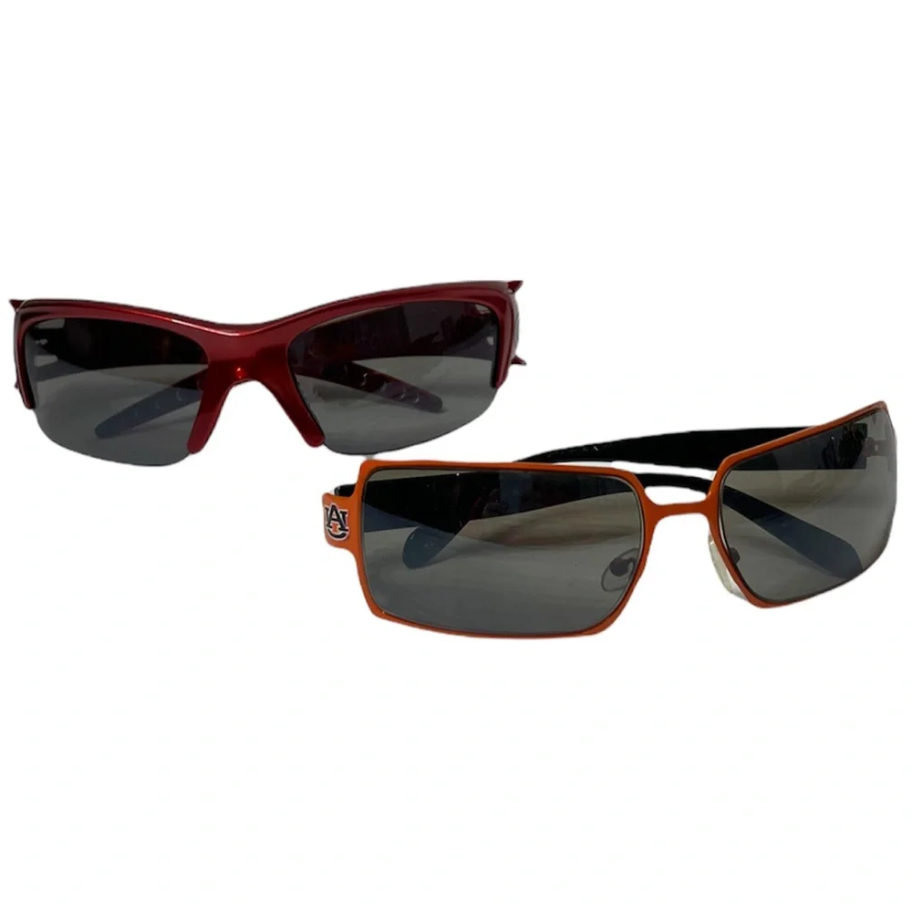 2 Pair Sunglasses Sports College Teams Georgia State & Auburn University Bundle